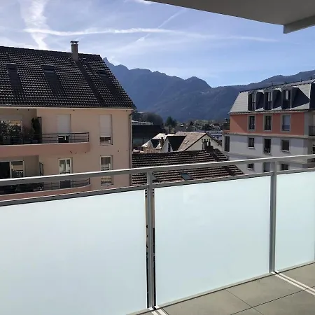Lejlighed 38m2 Le Grand Angle, Centre-ville, Parking Et Terrasse Aix-les-Bains